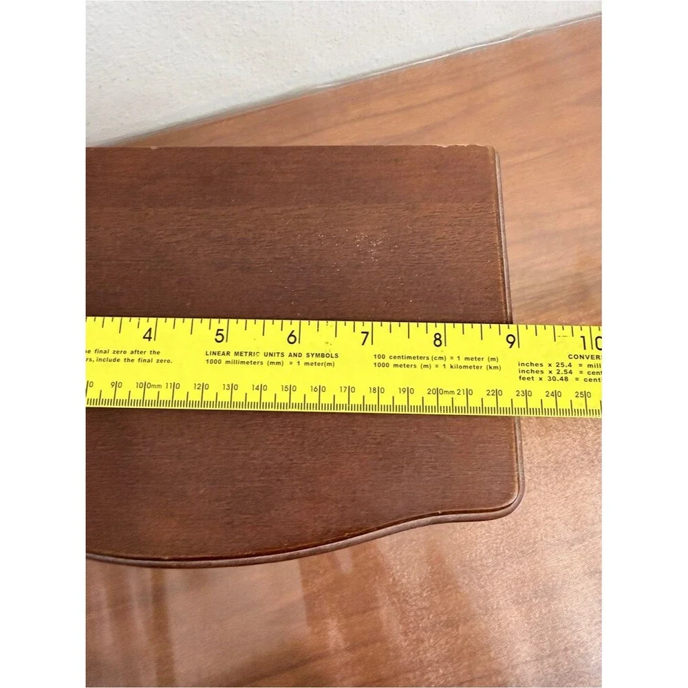 Vintage 3 Drawer Wooden Glass Doors Musical Jewelry Box, It’s a Small World